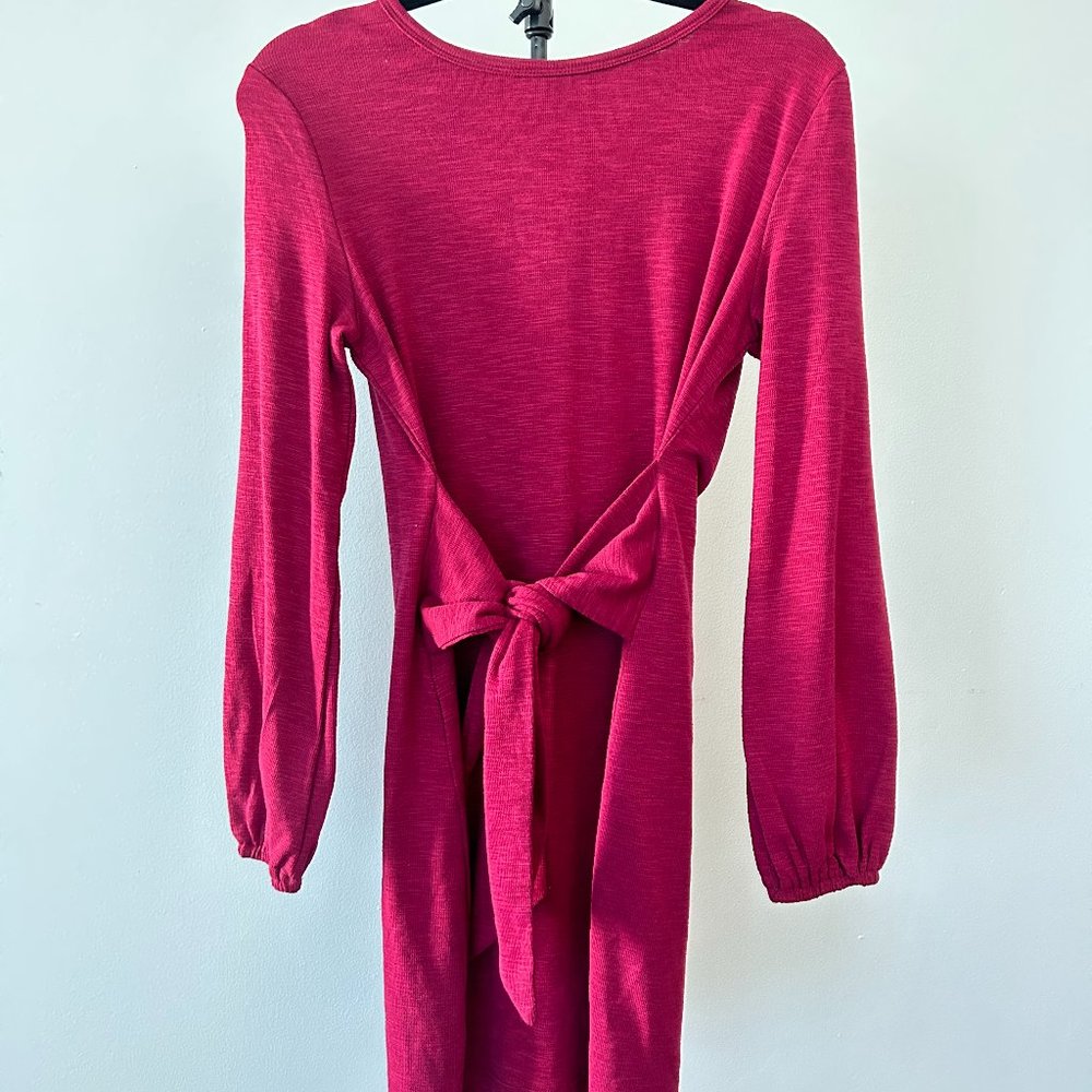 BURGUNDY WINTER DRESS